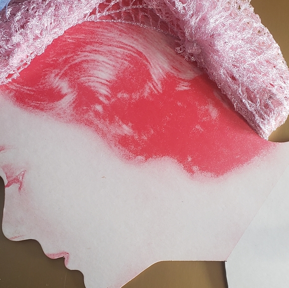 Vintage Pink Hair Net Display - Picture 3 of 5